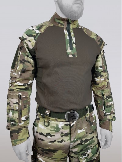 Тактическая рубашка (XT-01 COMBAT SHIRT) MULTICAM/RIBANA